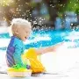 holiday baby in pool