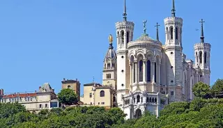 La basilique Notre Dame de Fourvière